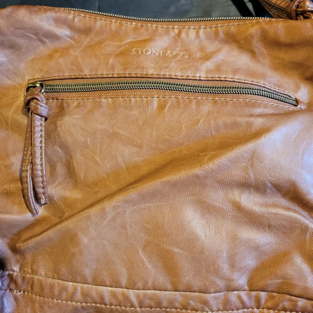 Stone & Co. Brown Hobo Bag, Like New